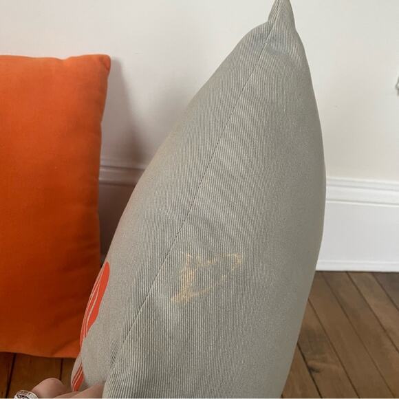 Land of Nod Retro Robot Throw Pillow Decorative Boys Bedroom Set of 2 - Picture 4 of 6